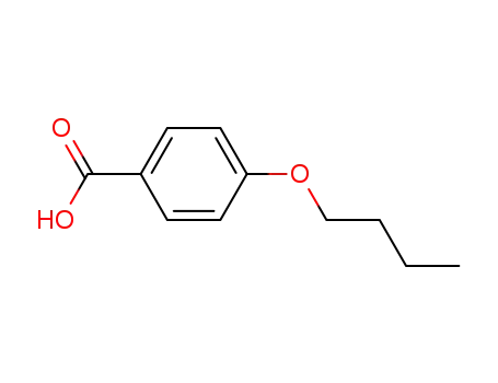 Molecular Structure of 1498-96-0 (4-N-BUTOXYBENZOIC ACID)