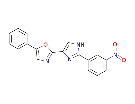 Molecular Structure of 1171113-77-1 (2-[2-(3-nitrophenyl)-1H-imidazol-4-yl]-5-phenyloxazole)