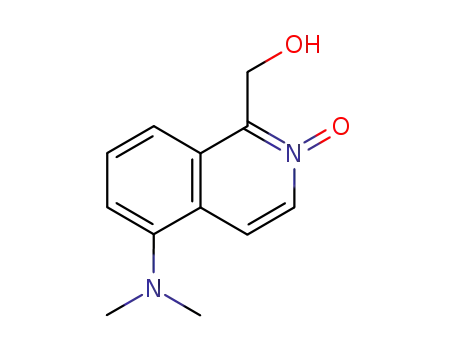 Molecular Structure of 75795-49-2 (5-dimethylamino-1-hydroxymethylisoquinolin-2-oxide)
