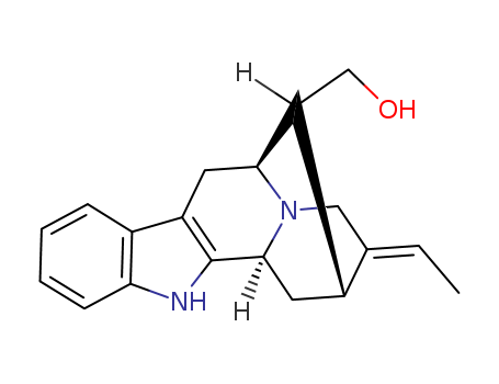 Molecular Structure of 1358-75-4 (Sarpagan-17-ol,(16S,19Z)- )
