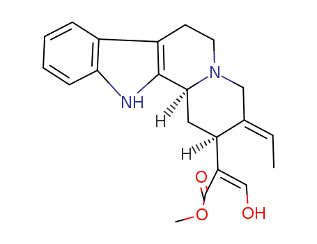 Indolo[2,3-a]quinolizine-2-aceticacid, 3-ethylidene-1,2,3,4,6,7,12,12b-octahydro-a-(hydroxymethylene)-, methyl ester, (aZ,2S,3E,12bS)-