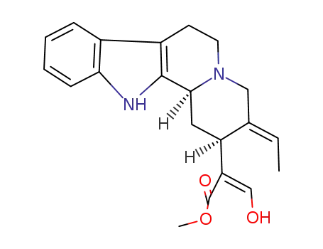 Corynan-16-carboxylic acid, 16,17,19,20-tetradehydro-17-hydroxy-, methyl ester, (16E,19E)-