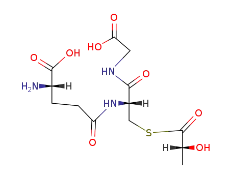 Molecular Structure of 41656-56-8 ((S)-D-lactoylglutathione)