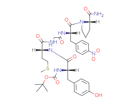 L-Prolinamide,N-[(1,1-dimethylethoxy)carbonyl]-L-tyrosyl-D-methionylglycyl-4-nitro-L-phenylalanyl-(9CI)