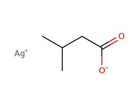 Molecular Structure of 5721-32-4 (Butanoic acid, 3-methyl-, silver(1+) salt)