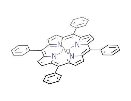 Molecular Structure of 14641-64-6 (meso-Tetraphenylporphyrin-Ag(II))