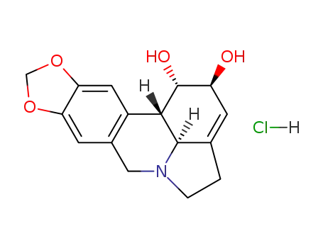 Molecular Structure of 2188-68-3 (Lycorine hydrochloride)
