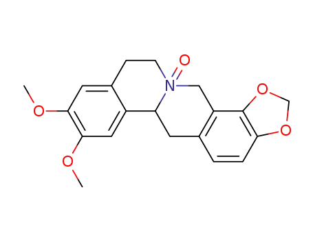 8,9-dimethoxy-(6a<i>r</i>)-6,11,12,14-tetrahydro-6a<i>H</i>-[1,3]dioxolo[4,5-<i>h</i>]isoquino[2,1-<i>b</i>]isoquinoline 13ξ-oxide