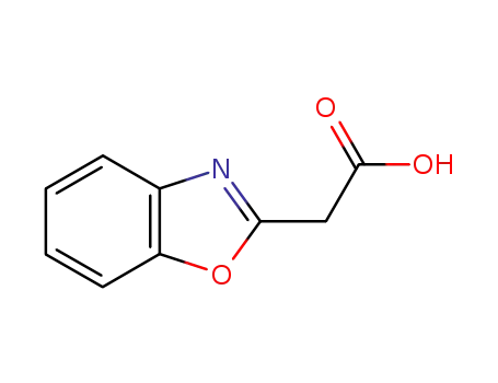 Molecular Structure of 78756-98-6 (BENZOOXAZOL-2-YL-ACETIC ACID)