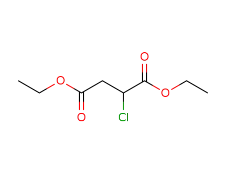 Molecular Structure of 7209-04-3 (Butanedioic acid, chloro-, diethyl ester)
