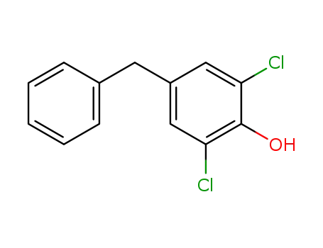 Molecular Structure of 38932-58-0 (4-benzyl-2,6-dichlorophenol)