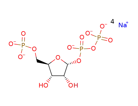 Molecular Structure of 108321-05-7 (5-PHOSPHO-ALPHA-D-RIBOSYL DIPHOSPHATE SODIUM SALT)