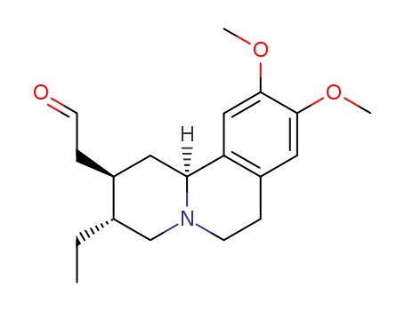 (2R)-3β-Ethyl-1,3,4,6,7,11bβ-hexahydro-9,10-dimethoxy-2H-benzo[a]quinolizine-2α-acetaldehyde
