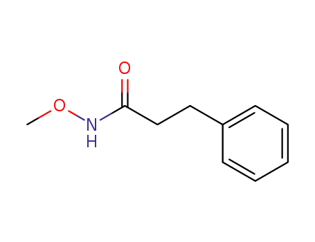 Molecular Structure of 23601-49-2 (Benzenepropanamide, N-methoxy-)