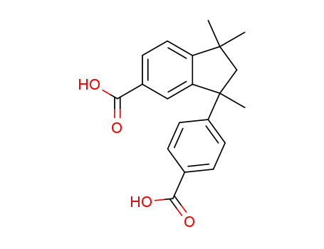 Molecular Structure of 3569-18-4 (1,1,3-TRIMETHYL-3-PHENYLINDAN-4',5-DICARBOXYLIC ACID)