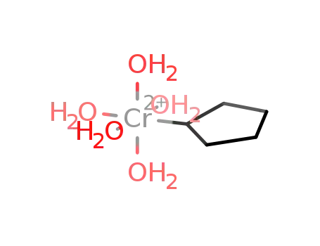 Molecular Structure of 84559-49-9 (cyclopentylpentaaquochromium(III))