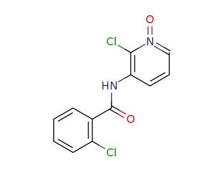 Molecular Structure of 84446-16-2 (Benzamide, 2-chloro-N-(2-chloro-1-oxido-3-pyridinyl)-)