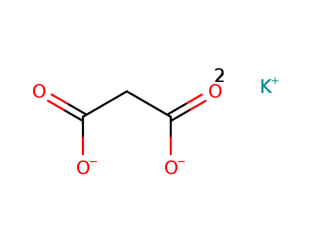 Molecular Structure of 926-71-6 (PROPANEDIOIC ACID MONOPOTASSIUM SALT)