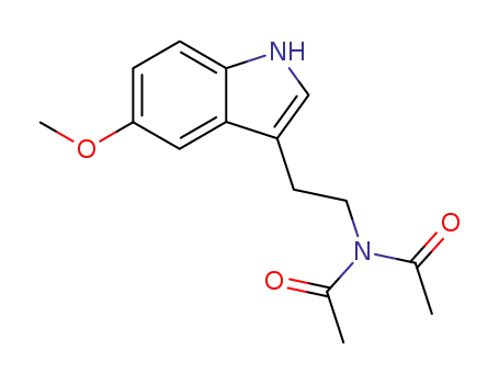 Molecular Structure of 188396-98-7 (Nb,Nb-diacetyl-5-methoxytryptamine)