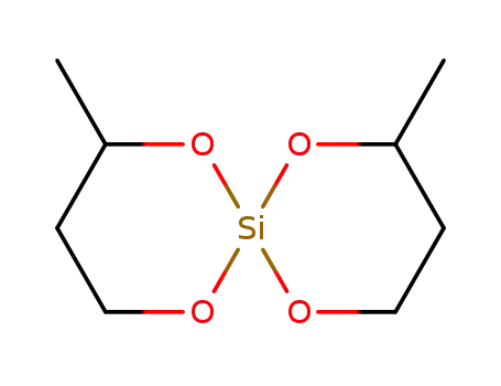 Molecular Structure of 18270-02-5 (1,5,7,11-Tetraoxa-6-silaspiro[5.5]undecane, 2,8-dimethyl-)