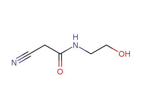 Molecular Structure of 15029-40-0 (2-CYANO-N-(2-HYDROXYETHYL)-ACETAMIDE)