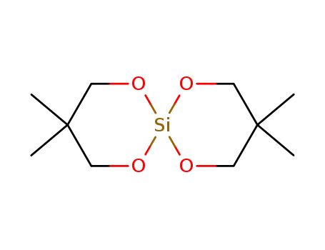 Molecular Structure of 18501-24-1 (1,5,7,11-Tetraoxa-6-silaspiro[5.5]undecane, 3,3,9,9-tetramethyl-)