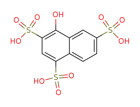 Molecular Structure of 6259-64-9 (4-hydroxynaphthalene-1,3,6-trisulfonic acid)