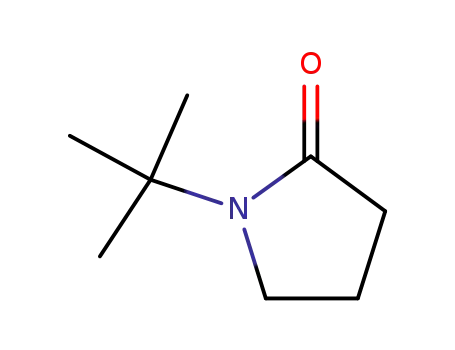 Molecular Structure of 20687-53-0 (1-(tert-butyl)pyrrolidin-2-one)
