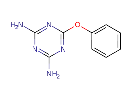 Molecular Structure of 1467-72-7 (6-phenoxy-1,3,5-triazine-2,4-diamine)
