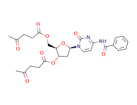 N-benzoyl-3',5'-di-O-levulinyl-2'-deoxycytidine