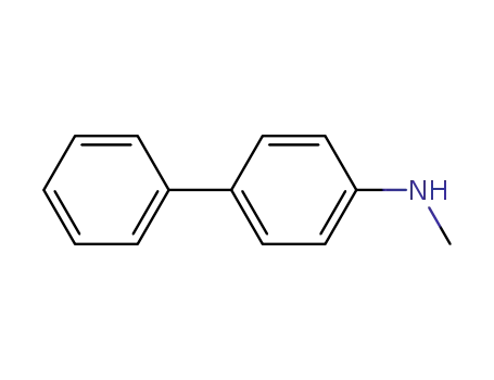 Molecular Structure of 3365-81-9 (N-Methyl-4-biphenylamine)