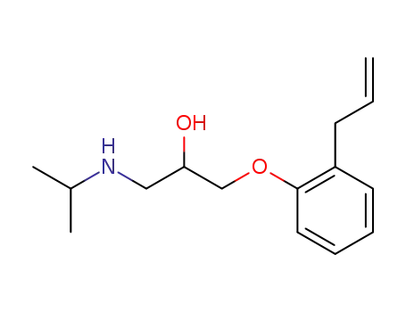 Molecular Structure of 13655-52-2 (Alprenolol)