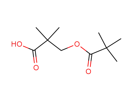 Molecular Structure of 854648-82-1 (2,2-dimethyl-3-pivaloyloxy-propionic acid)