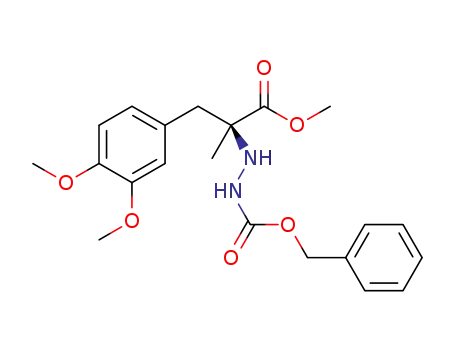 (+)-2-[(1S)-1-(3,4-dimethoxybenzoyl)-2-methoxy-1-methyl-2-oxoethyl]hydrazinecarboxylic acid benzyl ester