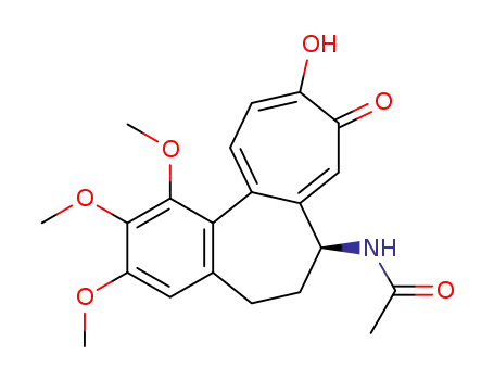 7-Acetamido-10-hydroxy-1,2,3-trimethoxy-6,7-dihydrobenzo[a]heptalen-9(5H)-one