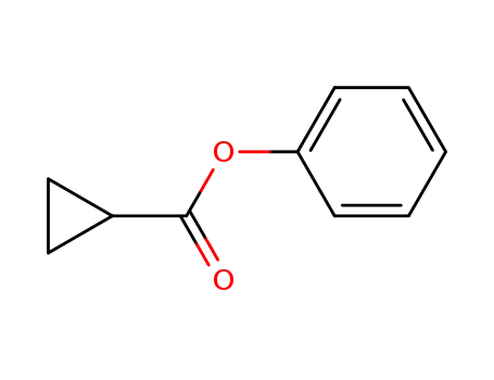 Molecular Structure of 5296-56-0 (cyclopropanecarboxylic acid phenyl ester)