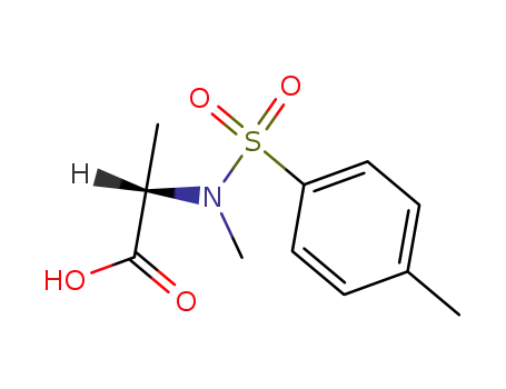 Molecular Structure of 79821-69-5 (N<sup>α</sup>-4-toluenesulfonyl-N<sup>α</sup>-methylalanine)