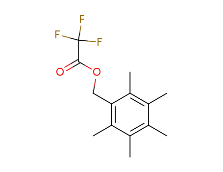 Acetic acid, trifluoro-, (pentamethylphenyl)methyl ester