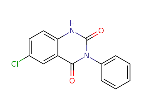 Molecular Structure of 13191-02-1 (6-chloro-3-phenyl-2,4(1H,3H)-quinazolinedione)