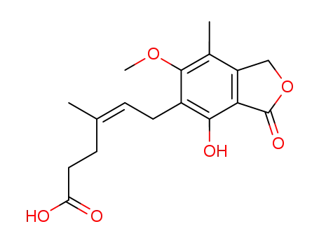 6-(4-Hydroxy-6-methoxy-7-methyl-3-oxo-1,3-dihydro-2-benzofuran-5-yl)-4-methylhex-4-enoic acid