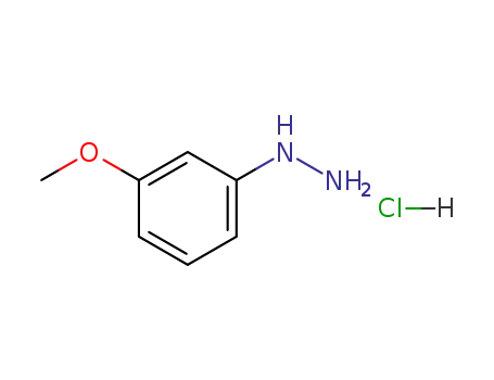 Molecular Structure of 39232-91-2 (3-Methoxyphenylhydrazine hydrochloride)