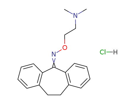 5H-Dibenzo[a,d]cyclohepten-5-one,10,11-dihydro-, O-[2-(dimethylamino)ethyl]oxime, hydrochloride (1:1)