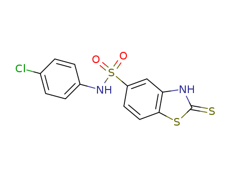 5-Benzothiazolesulfonamide,N-(4-chlorophenyl)-2,3-dihydro-2-thioxo-