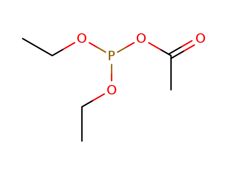 Molecular Structure of 3266-66-8 (acetyl diethyl phosphite)