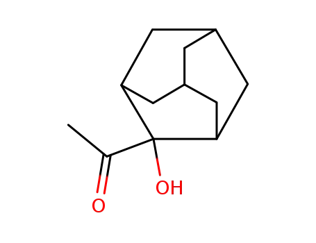 Molecular Structure of 66633-37-2 (2-Hydroxy-2-adamantyl methyl ketone)