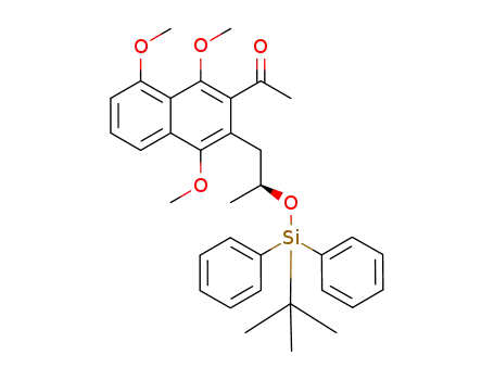 (S)-1-{3-[2-(tert-butyldiphenylsilyloxy)propyl]-1,4,8-trimethoxynaphthalen-2-yl}ethanone