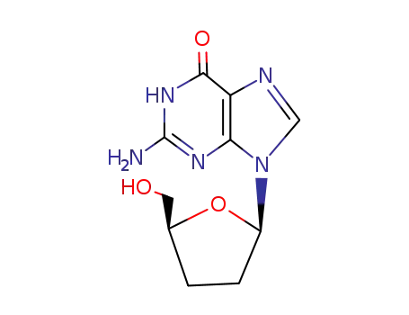 Molecular Structure of 85326-06-3 (2',3'-Dideoxyguanosine)