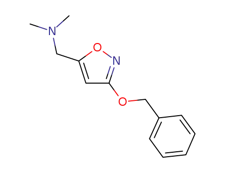 Molecular Structure of 852821-12-6 (3-benzyloxy-5-dimethylaminomethylisoxazole)