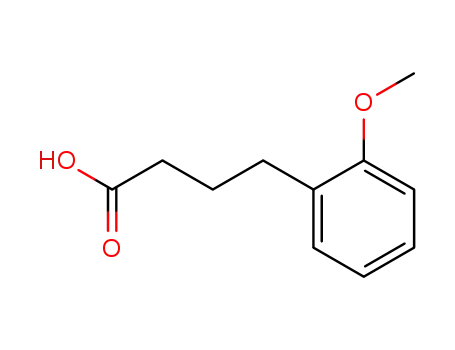 Molecular Structure of 33209-75-5 (4-(2-methoxyphenyl)butyric acid)
