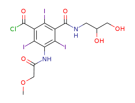 76350-04-4,5-methoxyacetylamino-2,4,6-triiodoisophthalic acid (2,3-dihydroxypropyl)amide chloride,5-methoxyacetylamino-2,4,6-triiodoisophthalic acid (2,3-dihydroxypropyl)amide chloride